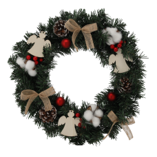 Ghirlandă de Crăciun cu decorațiuni – 40 cm - 