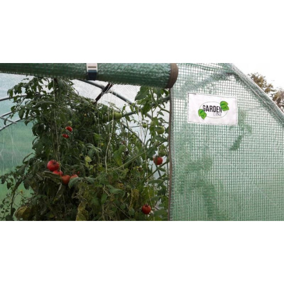Garden Line Kerti Fóliasátor „Félsátor” Design – 3×1,5×2 m - zöld