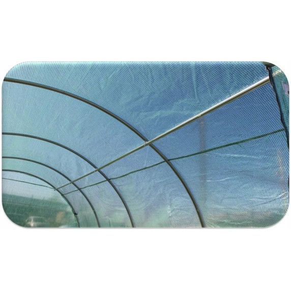 Garden Line Kerti Fóliasátor „Félsátor” Design – 3×1,5×2 m - zöld