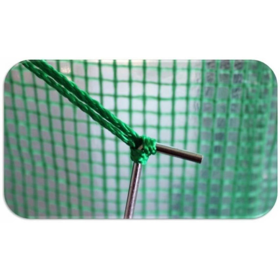 Garden Line Kerti Fóliasátor „Félsátor” Design – 3×1,5×2 m - zöld