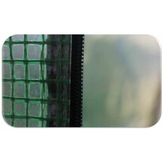 Garden Line Kerti Fóliasátor „Félsátor” Design – 3×1,5×2 m - zöld