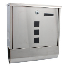 GARDEN LINE Postaláda 30,5x33,5x10 cm ALBATROSS - Ezüst - 