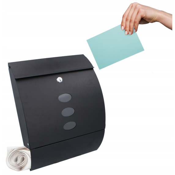 GARDEN LINE Postaláda 30x40x12 cm LINNET - Antracit