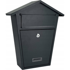 GARDEN LINE Postaláda 38x32x10,5 cm FINCH - Antracit - 