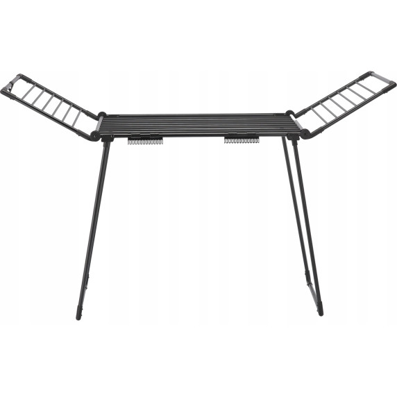GARDEN LINE Sušilo za perilo z držalom za nogavice 174x61x106 cm RENATA - Črno