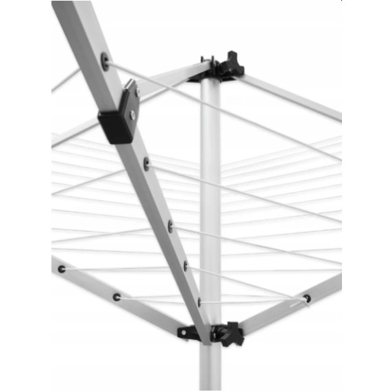 GARDEN LINE Kerti ruhaszárító 4 karos 50 m védőhuzattal