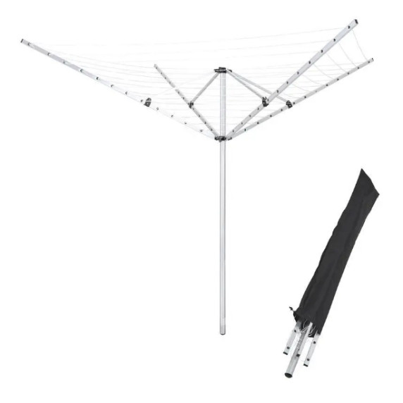 GARDEN LINE Kerti ruhaszárító 4 karos 50 m védőhuzattal