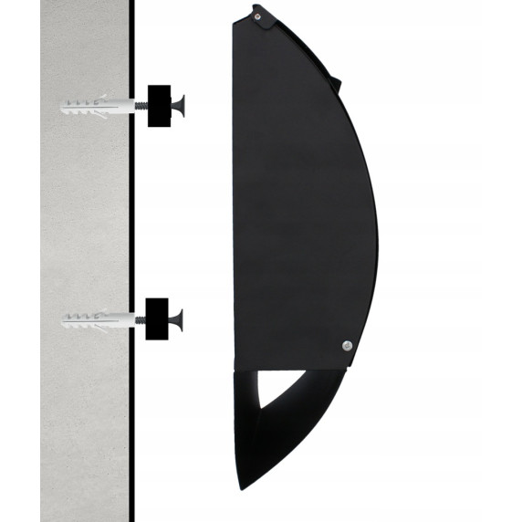 GARDEN LINE Postaláda 30x40x12 cm LINNET - Antracit