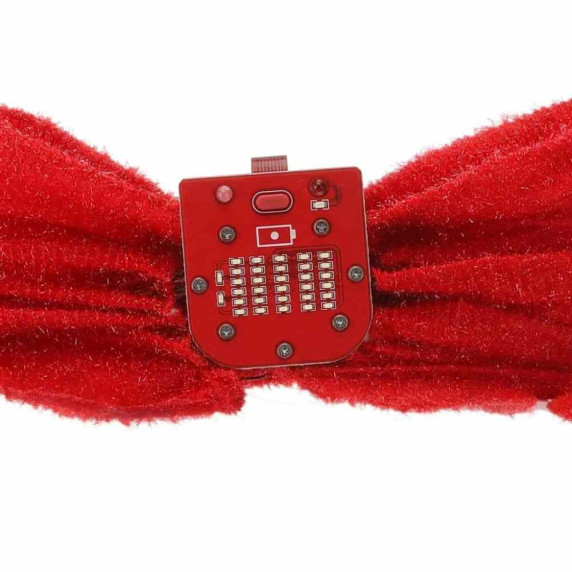 Dekorációs Masniv 3D LED  76 cm (112 LED, IP44) - piros