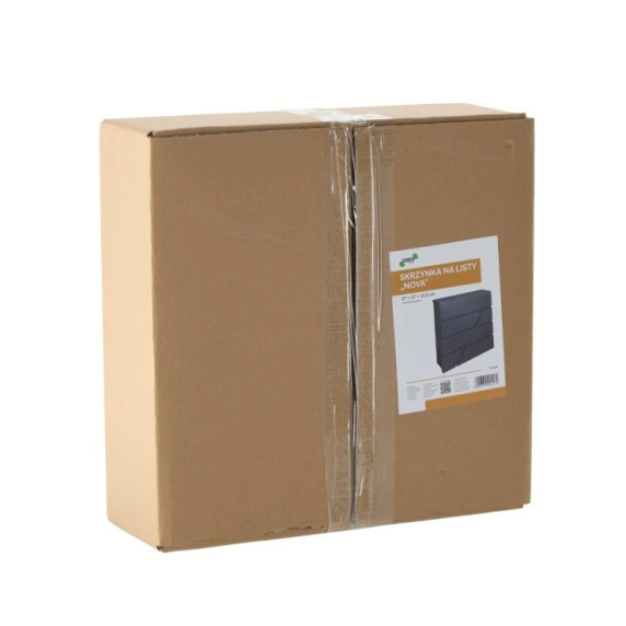 GARDEN LINE Postaláda 37x37x10,5 cm NOVA - Antracit