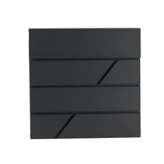 GARDEN LINE Postaláda 37x37x10,5 cm NOVA - Antracit