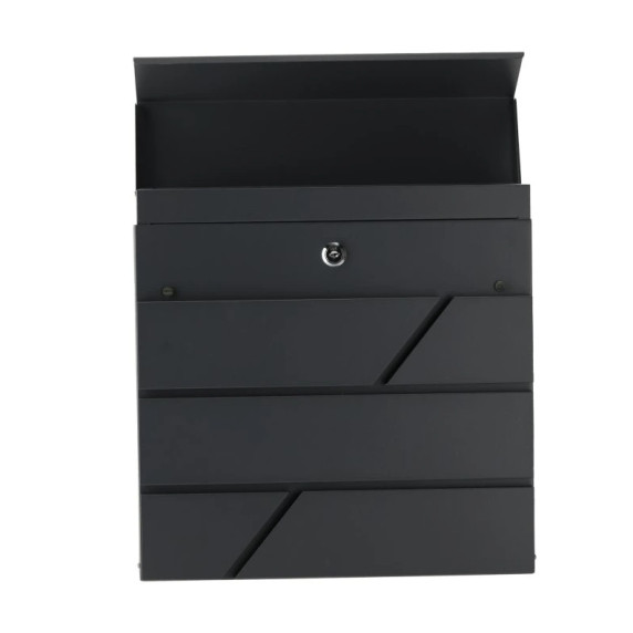 GARDEN LINE Postaláda 37x37x10,5 cm NOVA - Antracit