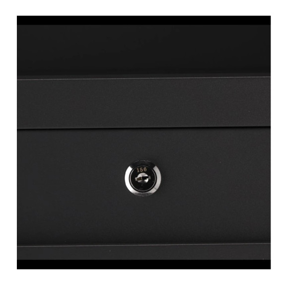 GARDEN LINE Postaláda 37x37x10,5 cm NOVA - Antracit