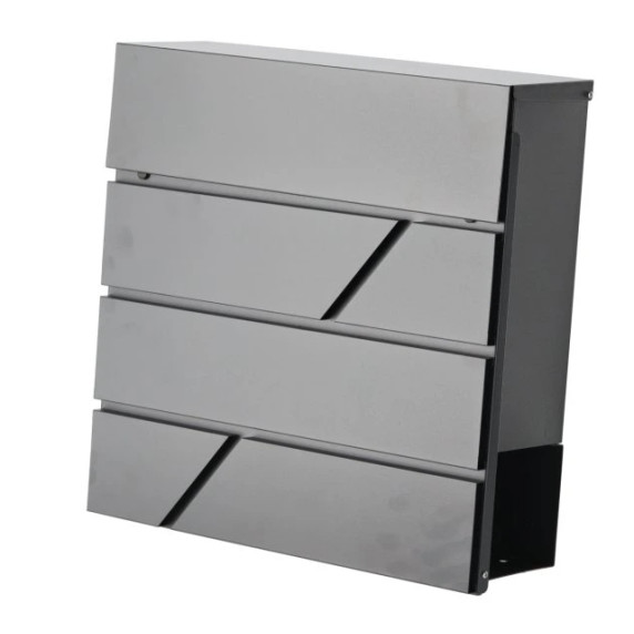 GARDEN LINE Postaláda 37x37x10,5 cm NOVA - Antracit