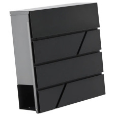 GARDEN LINE Postaláda 37x37x10,5 cm NOVA - Antracit - 