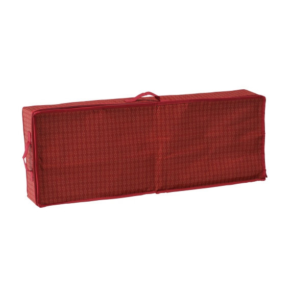 Geantă organizatoare pentru materiale de împachetat cadouri de Crăciun 80 x 30 x 12 cm - roșu