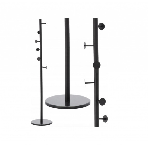 REDA Samostoječe obešalo 174 cm - črno