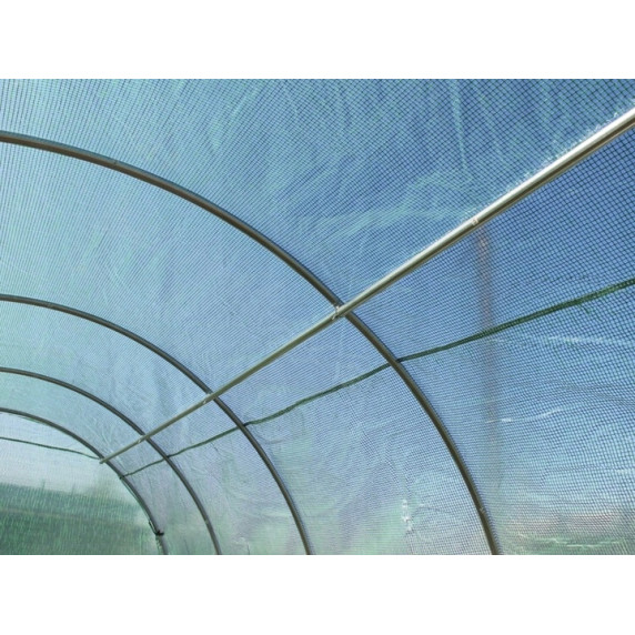 Garden Line kerti fóliasátor – 3 szekciós 3 x 2 x 2 m, 6 ablakos-  zöld