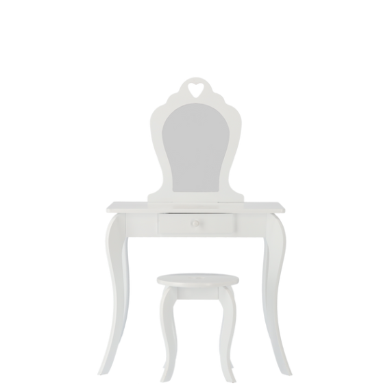 Detský toaletný stolík - biely