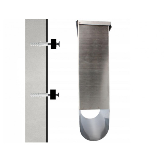 GARDEN LINE Postaláda 30,5x33,5x10 cm ALBATROSS - Ezüst