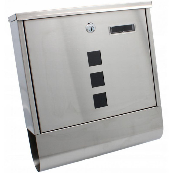 GARDEN LINE Postaláda 30,5x33,5x10 cm ALBATROSS - Ezüst