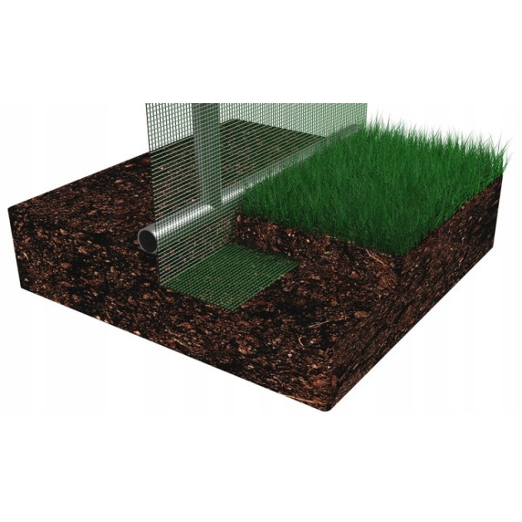 Garden Line  Kerti Fóliasátor – 3 × 2 × 2 m, 6 ablakos (140 g/m²) - fehér