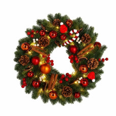 Vianočný LED veniec s vianočnou tyčinkou – 40 LED - 