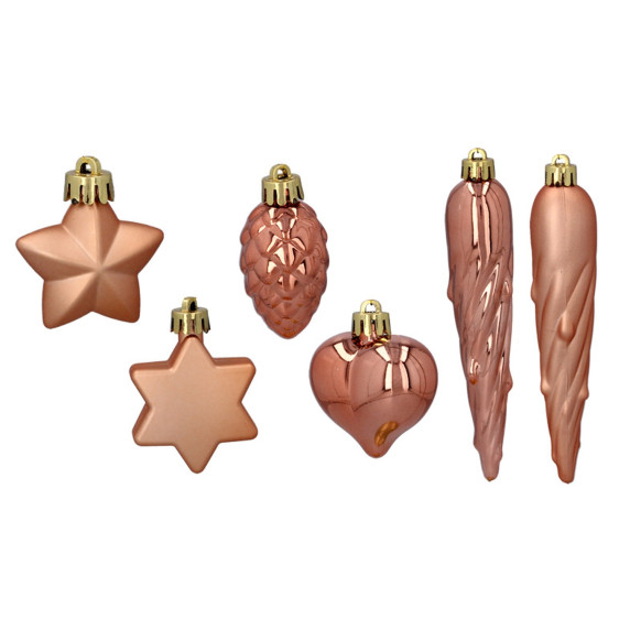Decorațiuni de Crăciun, 20 de bucăți – de cupru