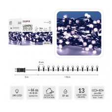 Ghirlandă luminoasă de Crăciun Cherry Ball 16 m, 200 LED-uri – alb rece - 