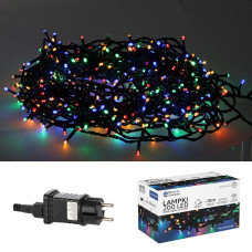 Ghirlandă luminoasă LED 200L multicoloră, 10 + 3 m, pentru interior/exterior - 