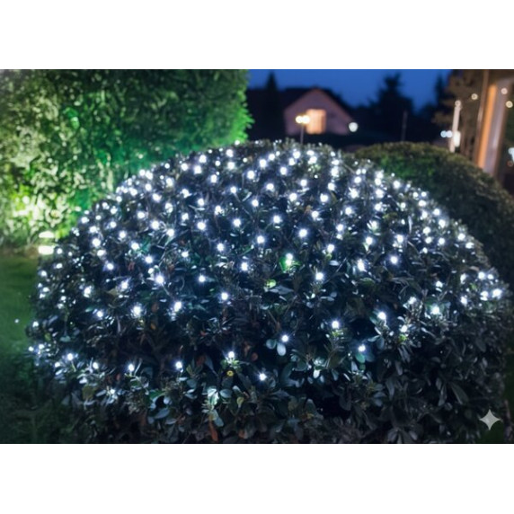 Ghirlandă luminoasă de Crăciun 3x2 m, 320 LED-uri – alb rece