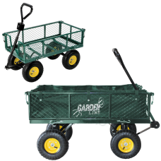 Garden Line Kétfunkciós kerti szállítókocsi – Zöld - 