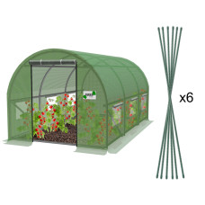 Garden Line 3-szegmenses Kerti Fóliasátor – 3 × 2 × 2 m - 