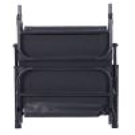 LINDER EXCLUSIV Vrtni ležalnik in počivalni stol 2v1 – črn