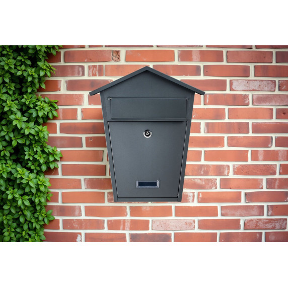 GARDEN LINE Postaláda 38x32x10,5 cm FINCH - Antracit