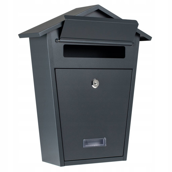GARDEN LINE Postaláda 38x32x10,5 cm FINCH - Antracit