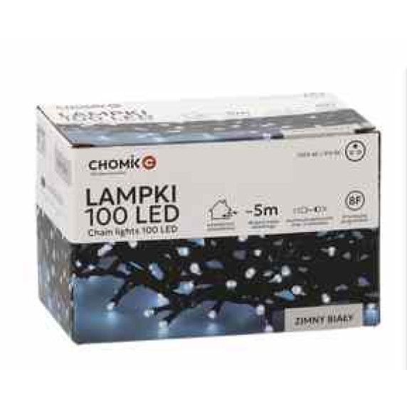 Ghirlandă luminoasă cu LED-uri 200L, alb rece, 10 + 3 m, pentru interior/exterior