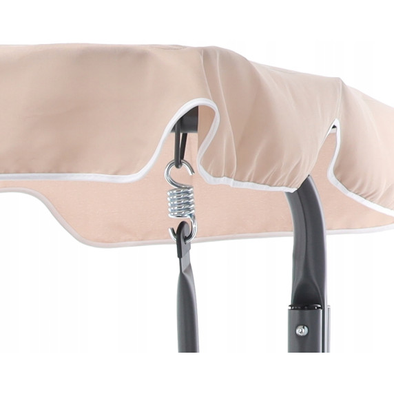 GARDEN LINE Záhradná hojdačka s držiakom na pohár B-TYPE - Béžová