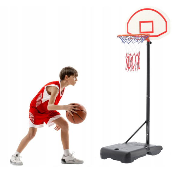 GARDEN LINE Košarkarski koš s stojalom in polnilno osnovo 165 – 205 cm