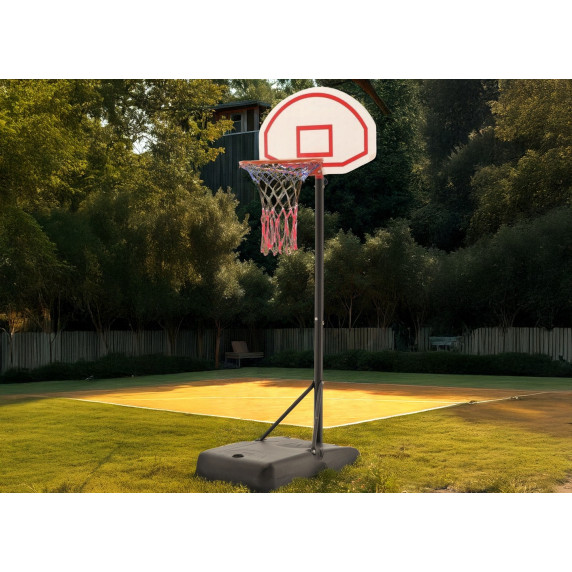 GARDEN LINE Košarkarski koš s stojalom in polnilno osnovo 165 – 205 cm
