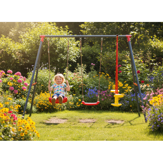 Detská záhradná hojdačka 290 × 180 × 200 cm