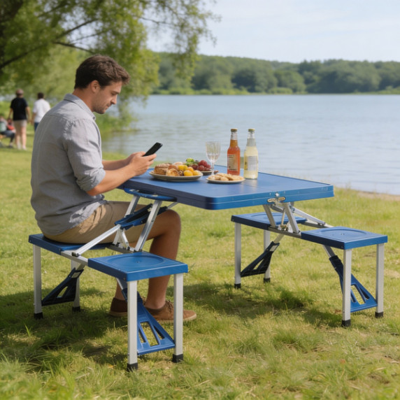 Zložljiv kamping set 131 × 82 × 66 cm