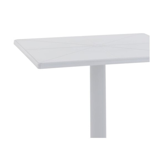 Vrtna miza 60 × 60 × 77,5 cm – GARDEN LINE – bela