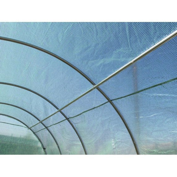 GARDEN LINE Záhradný fóliovník 4-segmentový 4 x 2,5 x 2 m NEW SOLUTION - zelený