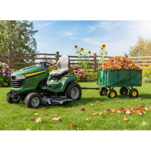 GARDEN LINE Cărucior de grădină multifuncțional XL 99 × 50 × 71 cm – verde