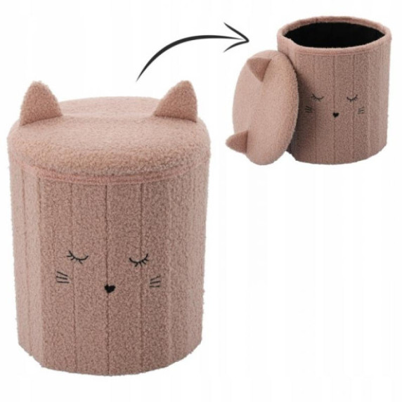 Zložljiv tabure s prostorom za shranjevanje – Mucka