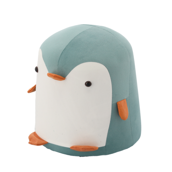 Tabure za otroke v obliki pingvina – moder