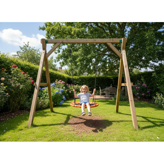 GARDEN LINE Gugalnica gnezdo 100 cm – Oranžna