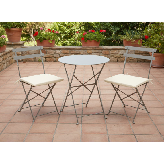 GARDEN LINE Záhradný podsedák na stoličku, sedák 40x40x3 cm PURE - béžová