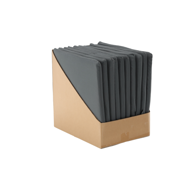 GARDEN LINE Blazina za stol, sedišče 40×40×3 cm PURE – Temnosiva